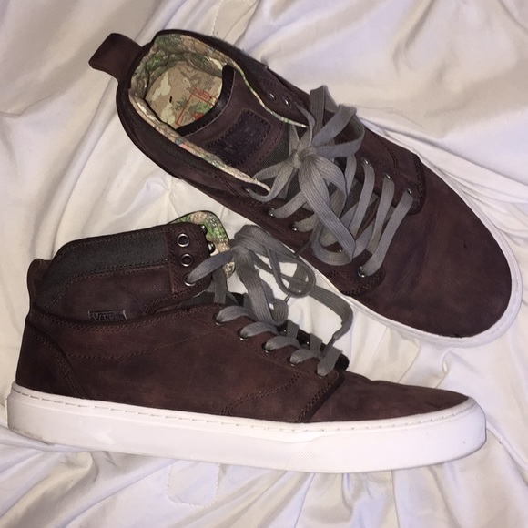 vans alomar brown leather